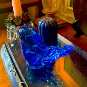 Bluebird of Happiness Blown Glass Vintage 1993